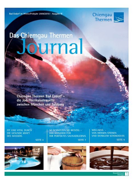 Das Chiemgau Thermen Journal Winter/Frühjahr ... - Camping Stein