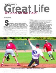 On and off the Field - Softball Magazine