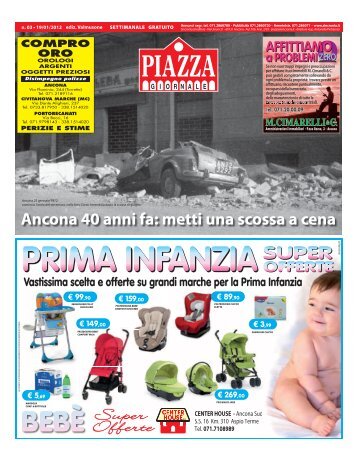 Ancona 40 anni fa: metti una scossa a cena - Piazza