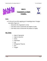 Unit 7 notes docx - St John Brebeuf