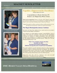 September Magnet Newsletter - Huron Valley-Sinai Hospital