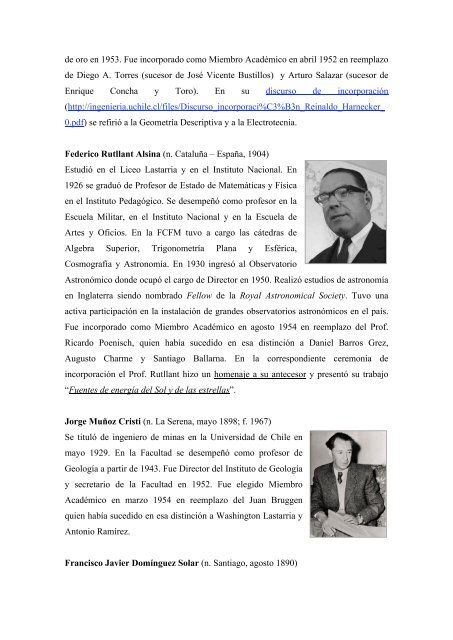 Miembros histÃ³ricos de la Facultad (pdf) - Facultad de Ciencias ...