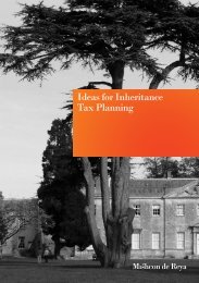 Ideas for Inheritance Tax Planning