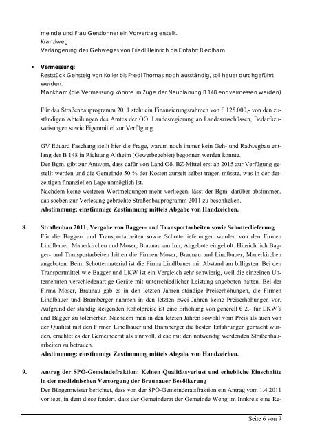 Sitzung vom 18.4.2011 (46 KB) - .PDF - Weng im Innkreis