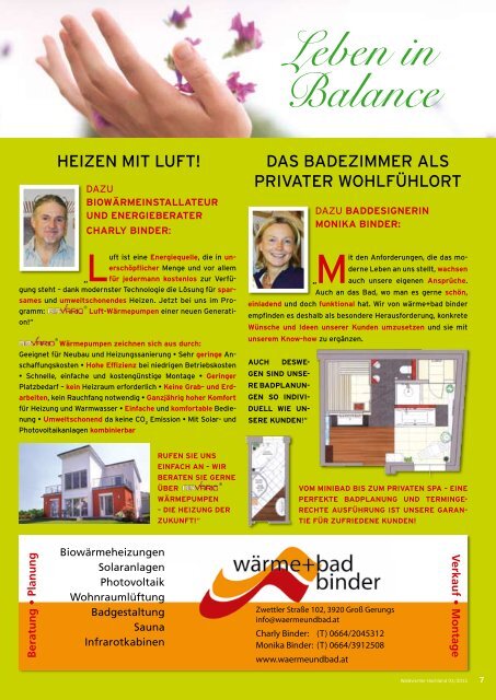 Waldviertler Hochland Magazin Ausgabe