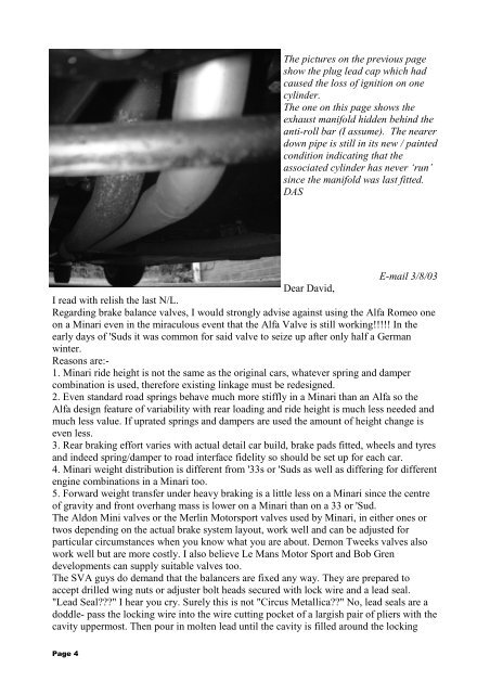 Newsletter 35 - October 2003