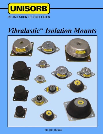 Vibralastic Product Catalog - Unisorb Installation Technologies