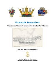 Esquimalt Remembers