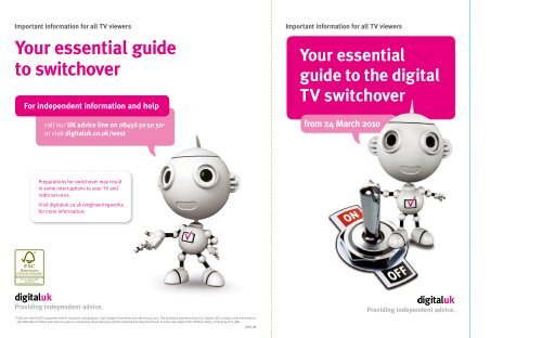 Your essential guide to switchover - Digital UK