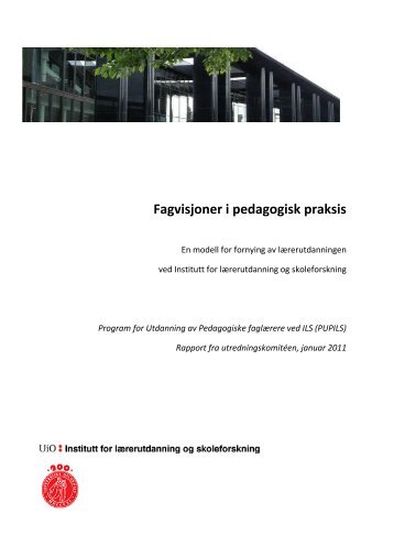 PUPILS-rapport - Det utdanningsvitenskapelige fakultet ...