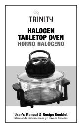 Trinity Halogen Oven Manual