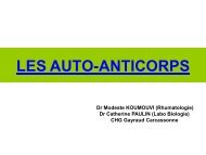 LES AUTO-ANTICORPS - sofomec