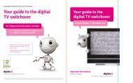 Your guide to the digital TV switchover - Digital UK