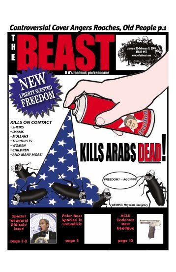 Controversial Cover Angers Roaches, Old People p.1 - The Beast