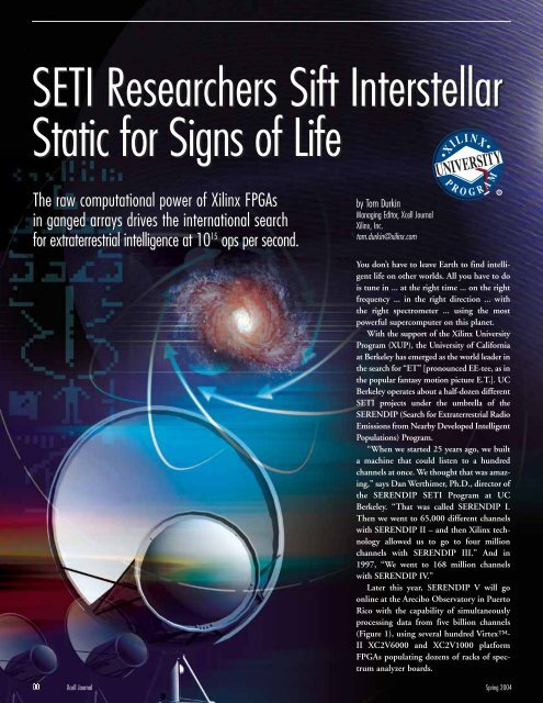 SETI Researchers Sift Interstellar Static for Signs of Life SETI ...