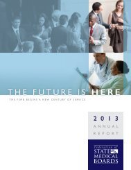 THE FUTURE IS HERE - Federation of State Medical Boards