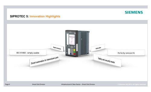 Protection Relays - SIPROTEC 5 - Siemens