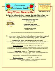 May/June Newsletter - Washington County, MD Public Schools