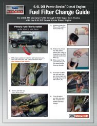 6.4L Fuel Filter Change Guide - Power Stroke Diesel