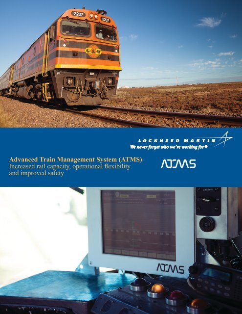 Advanced Train Management System (ATMS ... - Lockheed Martin