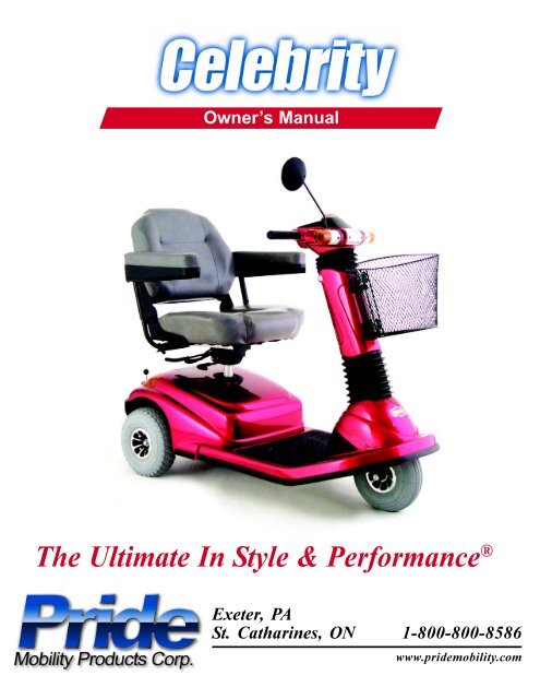 Celebrity 2000 - Pride Mobility Products