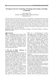 IE Paper Template - Economy Informatics Journal