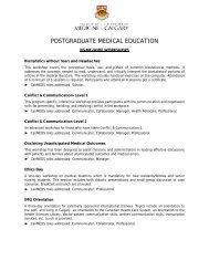 POSTGRADUATE MEDICAL EDUCATION