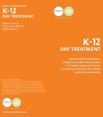 K-12 Day Treatment Brochure - People Incorporated