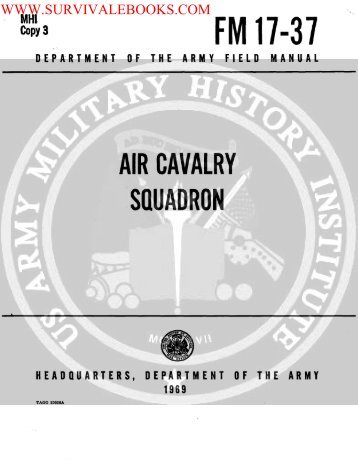 FM 17-37 Air Cavalry Squadron - Survival Books