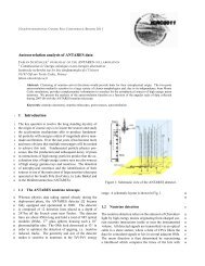 Autocorrelation analysis of ANTARES data 1 Introduction