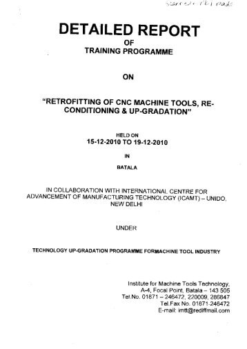 Download File Retrofitting of CNC Machine Tools ... - UNIDO-ICAMT