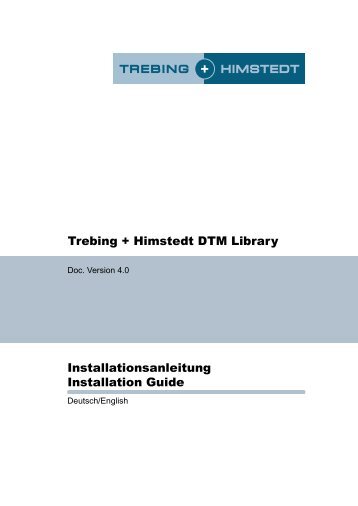 Trebing + Himstedt DTM Library Installation Guide