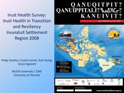 Inuit Health Survey: Inuit Health in Transition and Resiliency ...