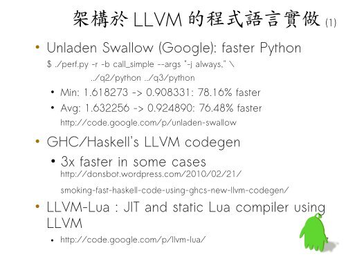 Build Programming Language Runtime with LLVM