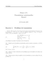 Séance no3 Formulations variationnelles Enoncé - Inria