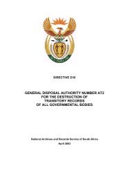 Directive D10 - National Archives of South Africa