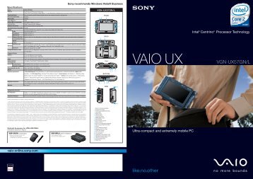 VAIO UX - Sony