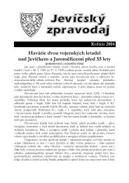 HavÃ¡rie dvou vojenskÃ½ch letadel nad JevÃ­Äkem a ... - JevÃ­Äko