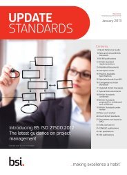 Update Standards 2013 - BSI