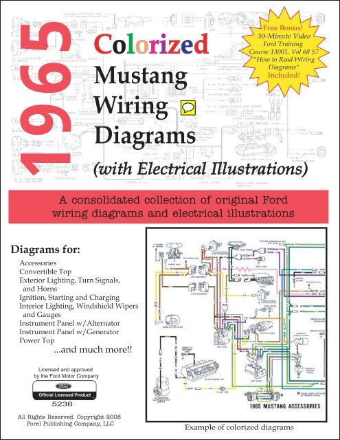 1965 Colorized Mustang Wiring Diagrams Forelpublishing Com