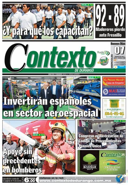 07/08/2013 - Contexto de Durango