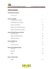 Table of Contents - Montana Army National Guard
