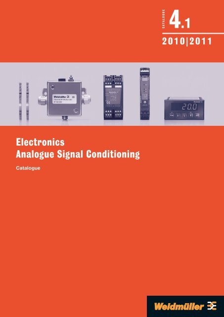 ÐÐ°ÑÐ°Ð»Ð¾Ð³ Weidmuller: Electronics - Analogue Signal Conditioning