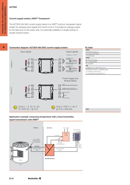 ÐÐ°ÑÐ°Ð»Ð¾Ð³ Weidmuller: Electronics - Analogue Signal Conditioning