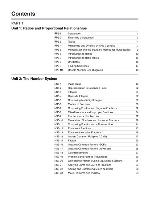 jump math cc book 6 1 and 6 2 toc