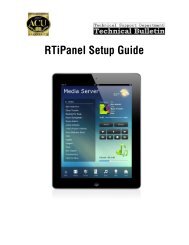 RTiPanel User Guide - Comm-Tec