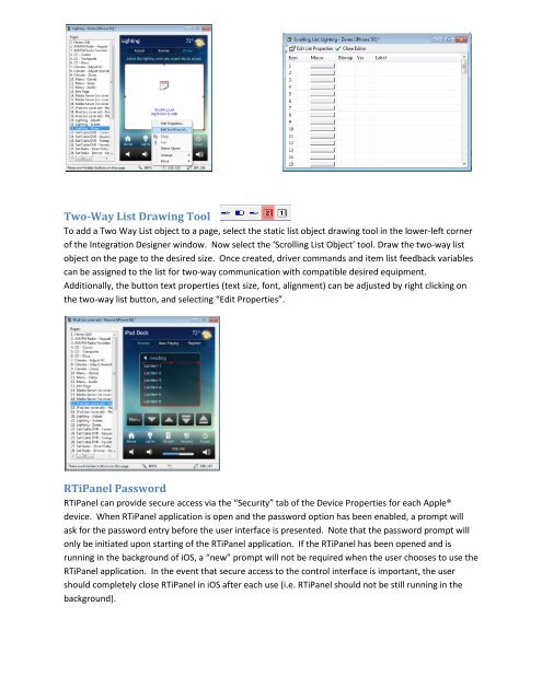 RTiPanel User Guide - Comm-Tec