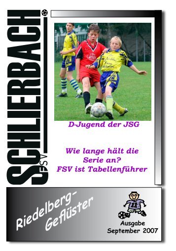Riedelberg- GeflÃ¼ster - FSV Schlierbach