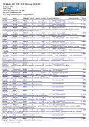MODELL KIT 1001 Kft HÃ­rlevÃ©l 2005/40