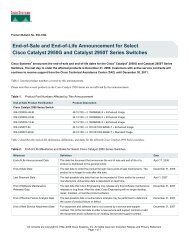 End Of Sale And End Of Life Announcement For Select Cisco Cxtec End Of Sale And End Of Life Announcement For Select Cisco Cxtec